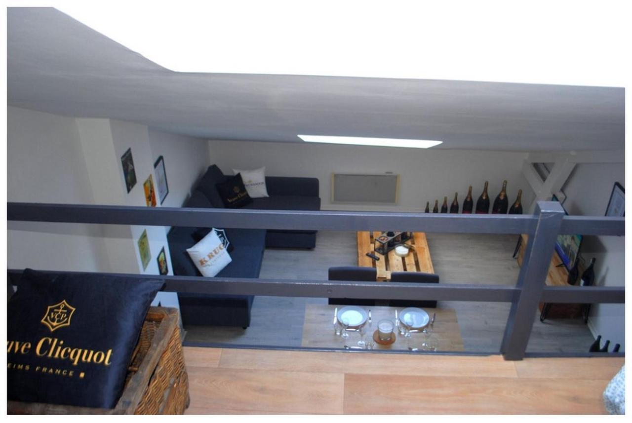 Studio Champagne Apartment แร็งส์ ภายนอก รูปภาพ