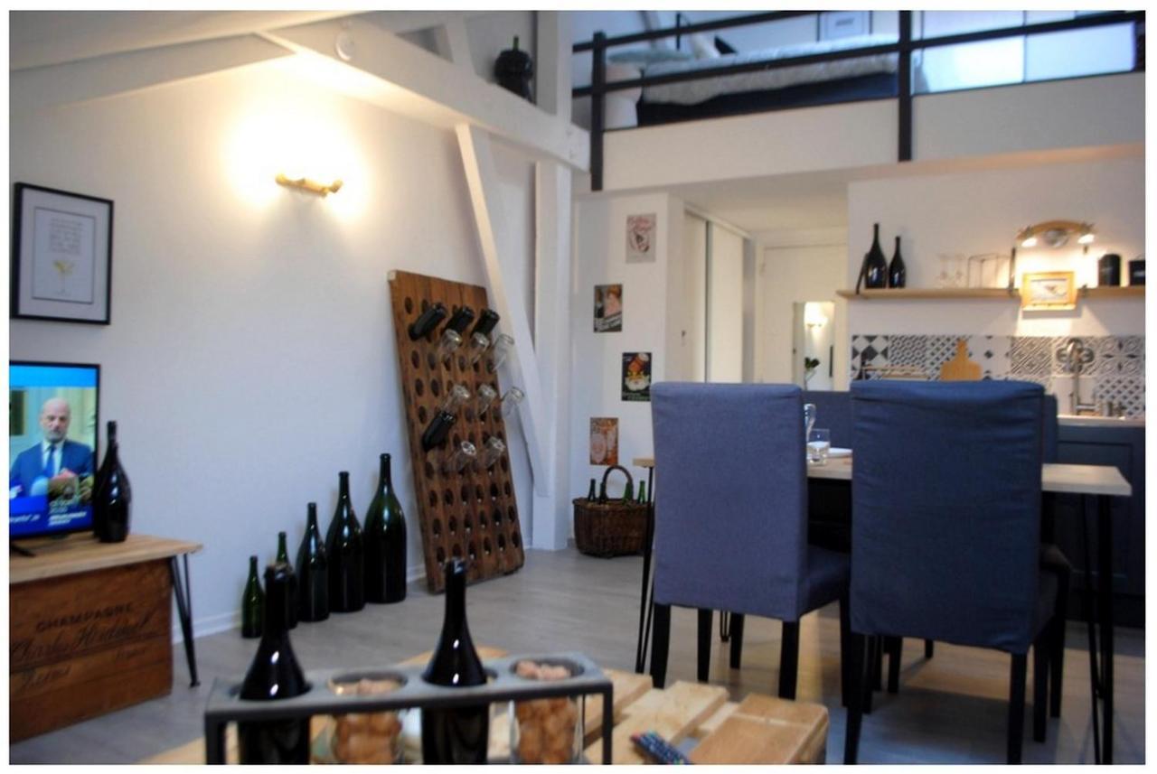 Studio Champagne Apartment แร็งส์ ภายนอก รูปภาพ