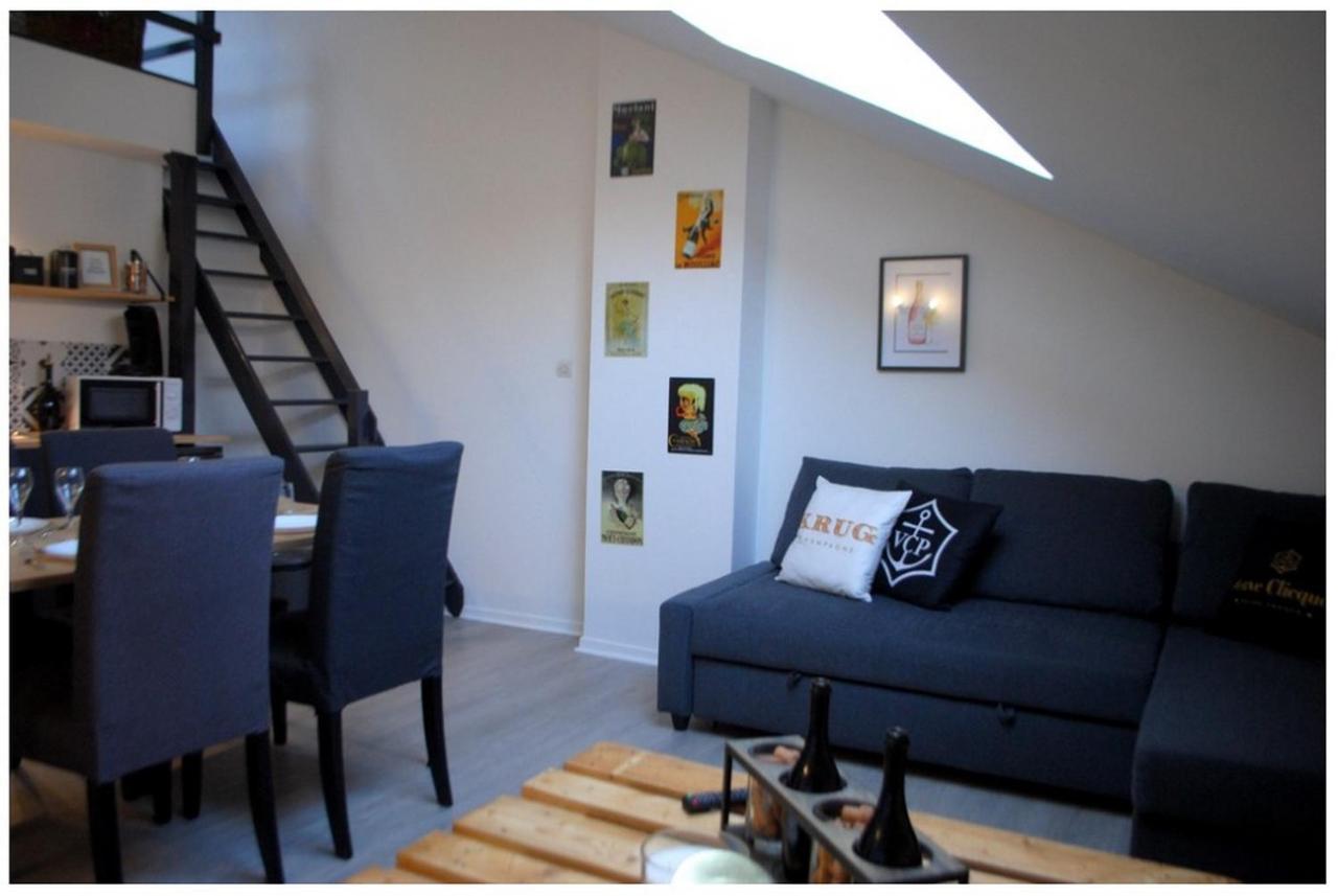Studio Champagne Apartment แร็งส์ ภายนอก รูปภาพ